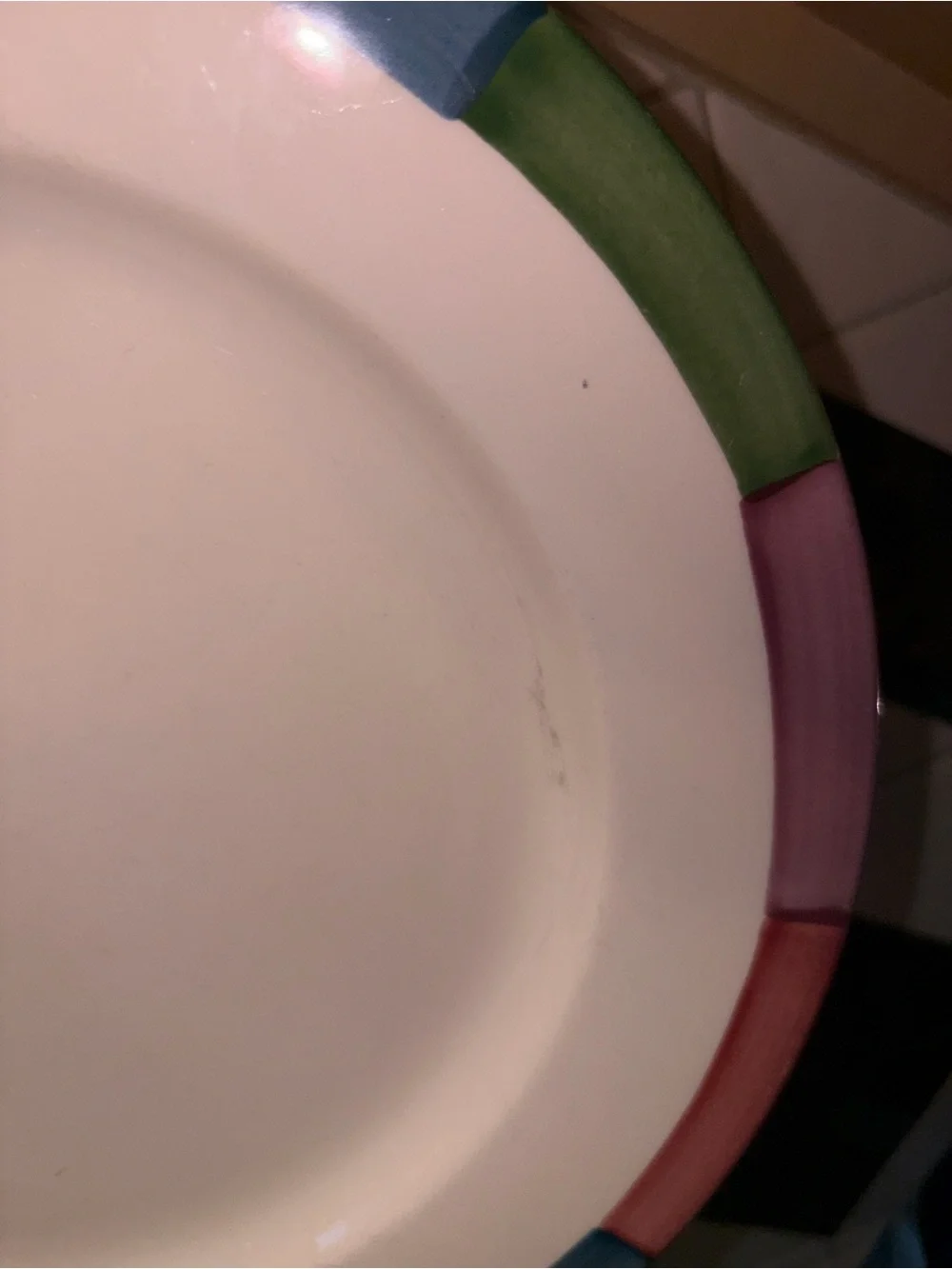 HTF Homer Laughlin tones Set of 6 dinner plates